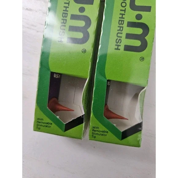 VTG Gum Butler 4-Row ADULT Regular Size Head Toothbrush 411‎ Stimulator 2-Pack - Picture 4 of 6